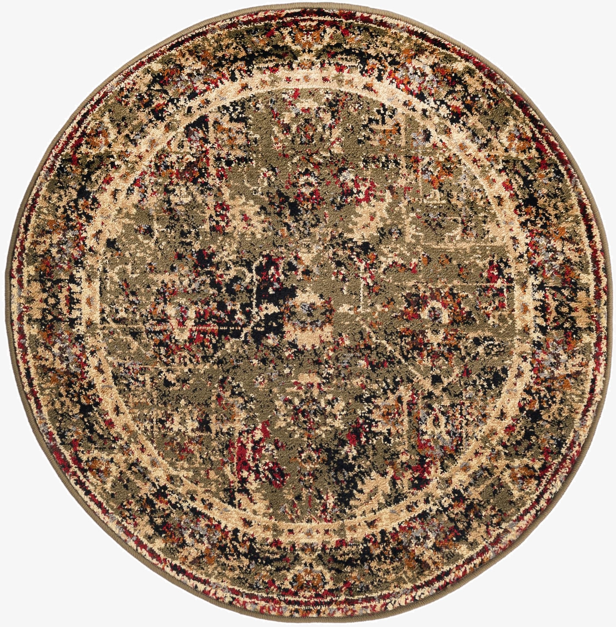 3' x 3' Saturn Round Rug