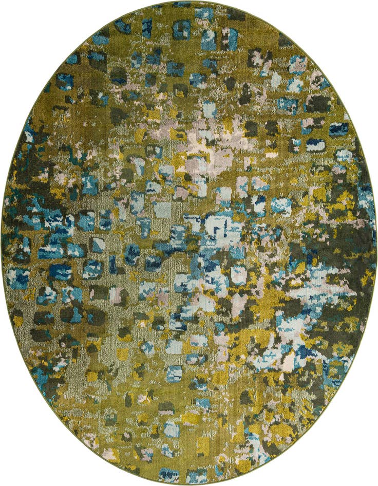 Detail image of 8' x 8' Washable Sevilla Round Rug