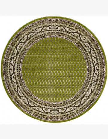 Green SoHo Round Rug