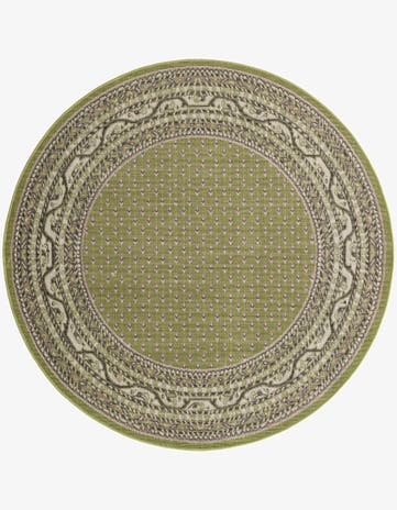 Green SoHo Round Rug