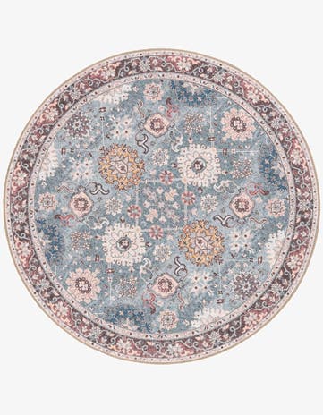 Green Timeless Round Rug