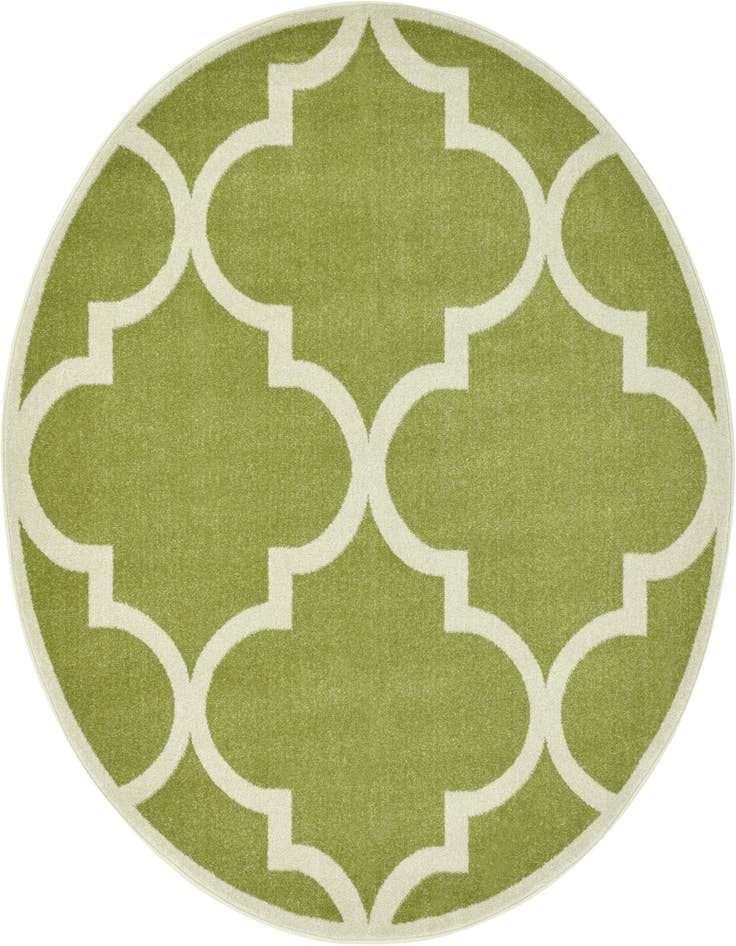 Detail image of 6' x 6' Trellis Round Rug