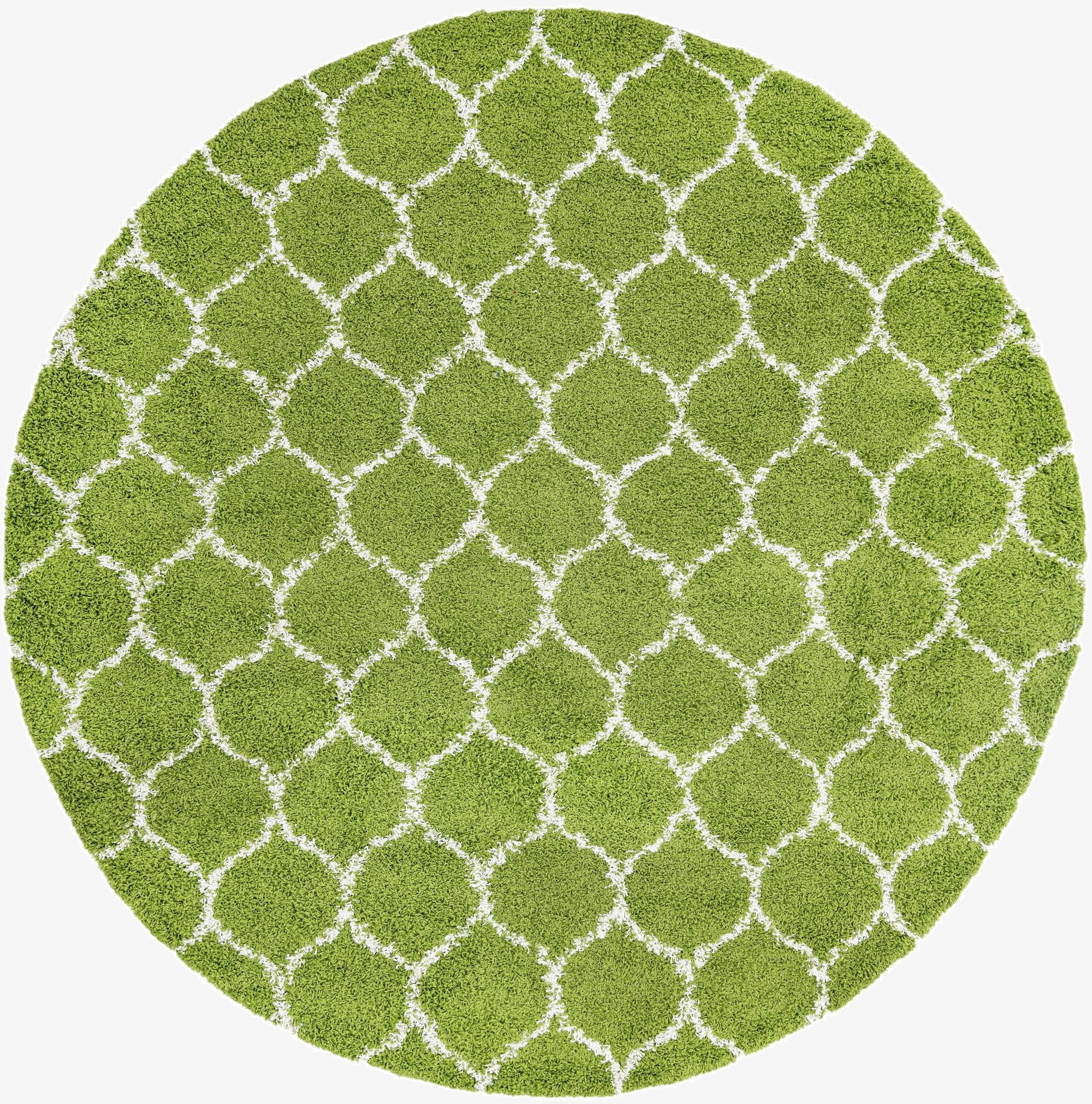 10' x 10' Trellis Shag Round Rug
