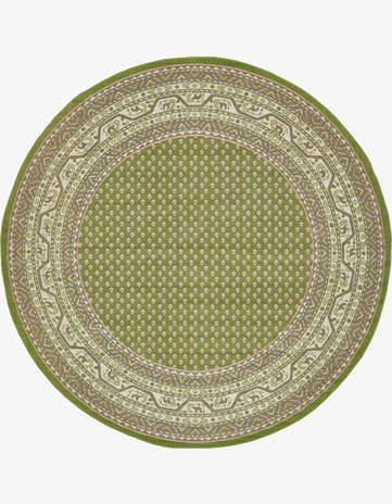 Green Tribeca Round Rug