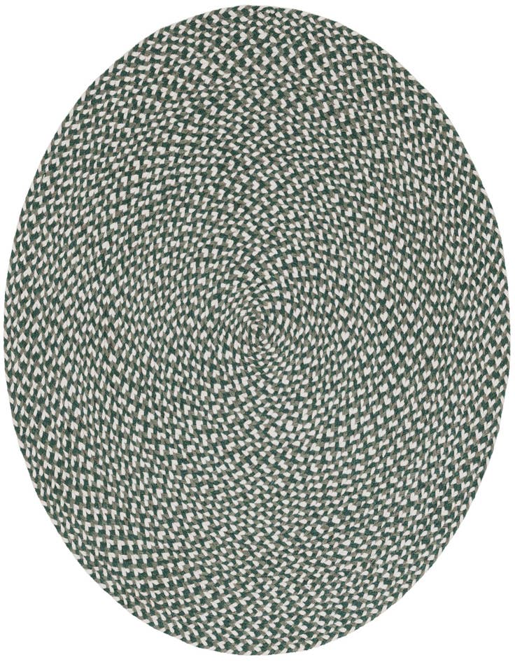 Detail image of 3' 1 x 3' 1  Hand Tweed Braided Jute Round Rug