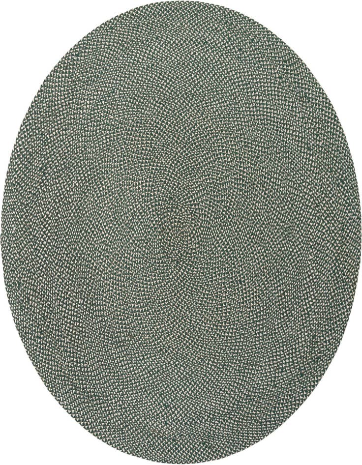 Detail image of 7' 10 x 7' 10  Hand Tweed Braided Jute Round Rug