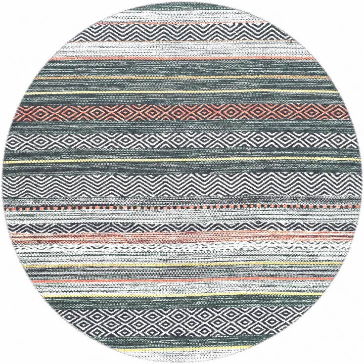 Detail image of 9' 10 x 9' 10 Yara Round Rug