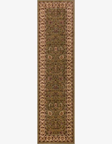 Green Aditi Runner Rug