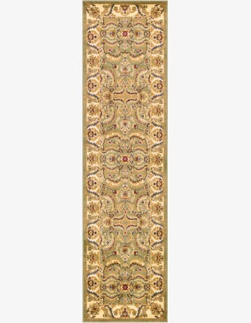 Green Aditi Runner Rug