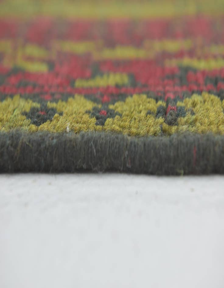 Detail image of 3' 3 x 6' 3 Hand Knotted Afghan Akhche Wool Runner Rug