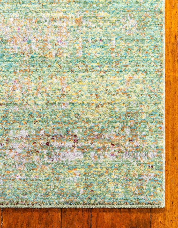 Detail image of 2' 7 x 9' 10 Aqua Runner Rug