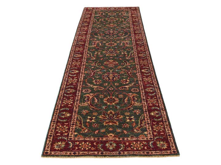 2' 9 x 9' 10 Hand Knotted Ariana Ziegler Runner Rug
