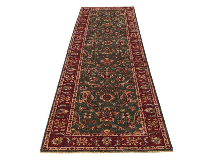 Detail image of 2' 9 x 9' 10 Hand Knotted Ariana Ziegler Runner Rug
