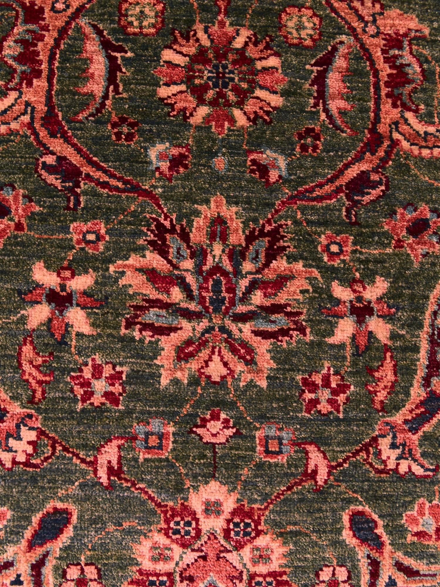 2' 9 x 9' 10 Hand Knotted Ariana Ziegler Runner Rug