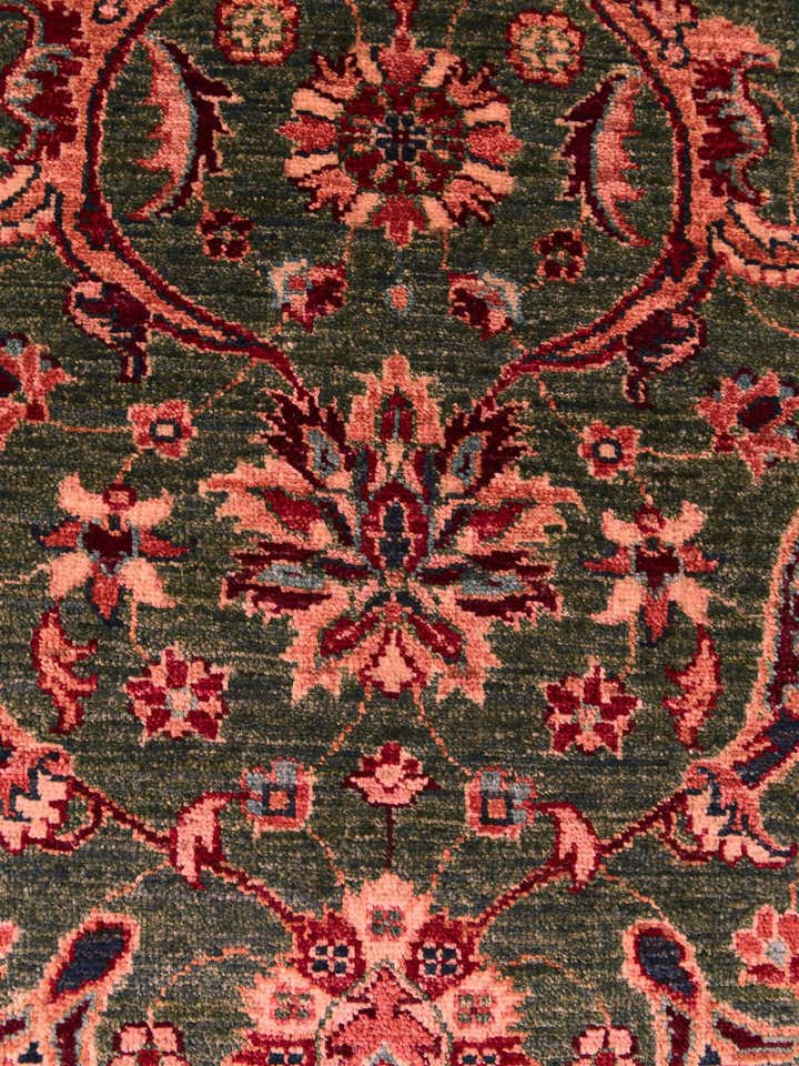 2' 9 x 9' 10 Hand Knotted Ariana Ziegler Runner Rug