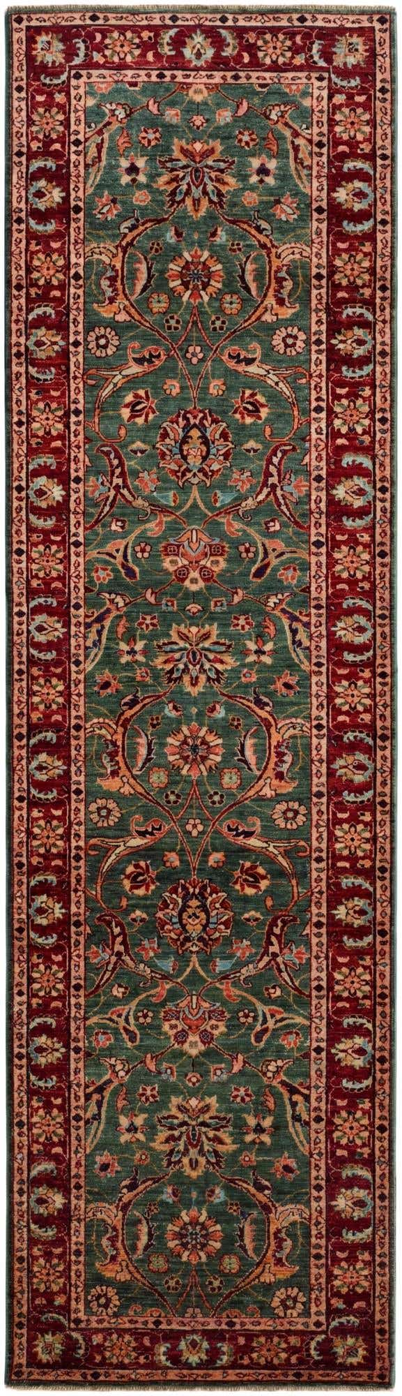 2' 9 x 9' 10 Hand Knotted Ariana Ziegler Runner Rug