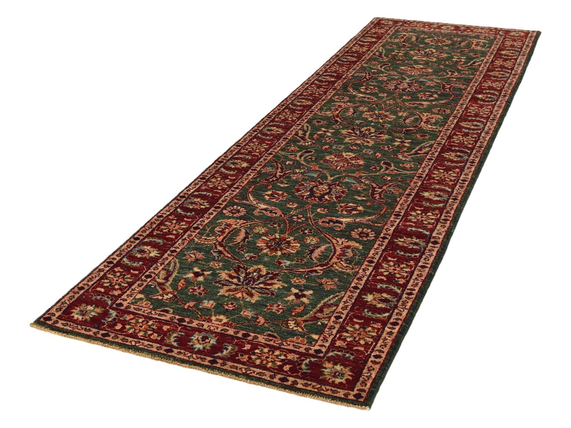 2' 9 x 9' 10 Hand Knotted Ariana Ziegler Runner Rug
