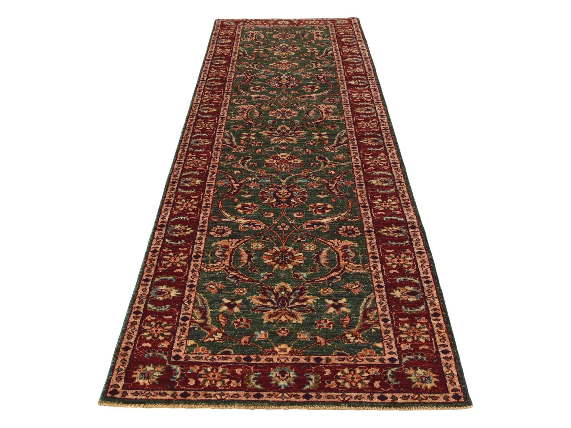 2' 9 x 9' 10 Hand Knotted Ariana Ziegler Runner Rug