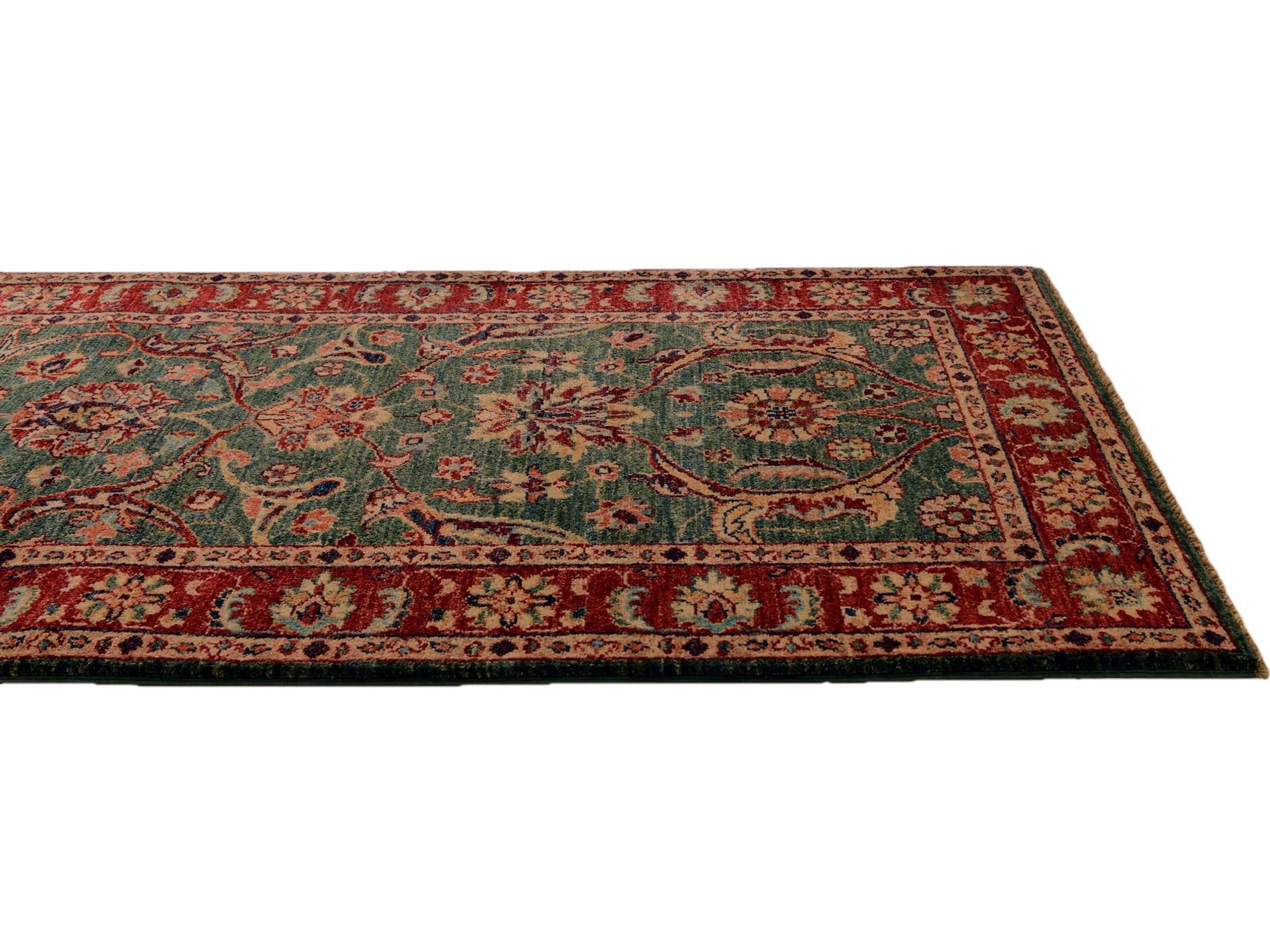 2' 9 x 9' 10 Hand Knotted Ariana Ziegler Runner Rug