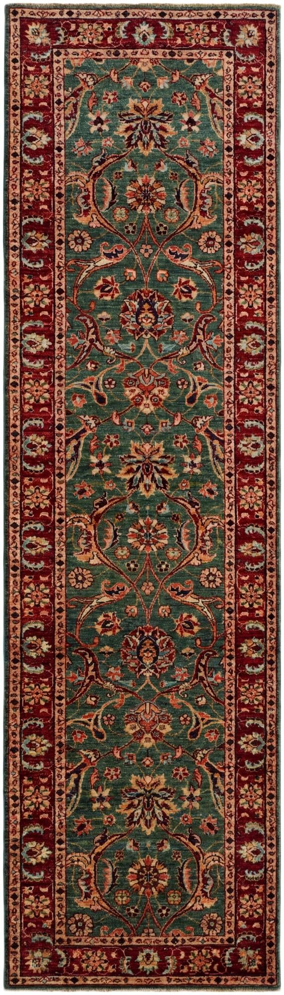 2' 9 x 9' 10 Hand Knotted Ariana Ziegler Runner Rug