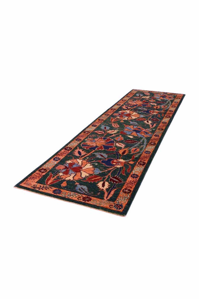 2' 8 x 9' 10 Hand Knotted Ariana Ziegler Runner Rug
