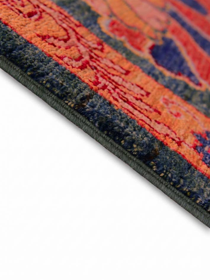 Detail image of 2' 8 x 9' 10 Hand Knotted Ariana Ziegler Runner Rug