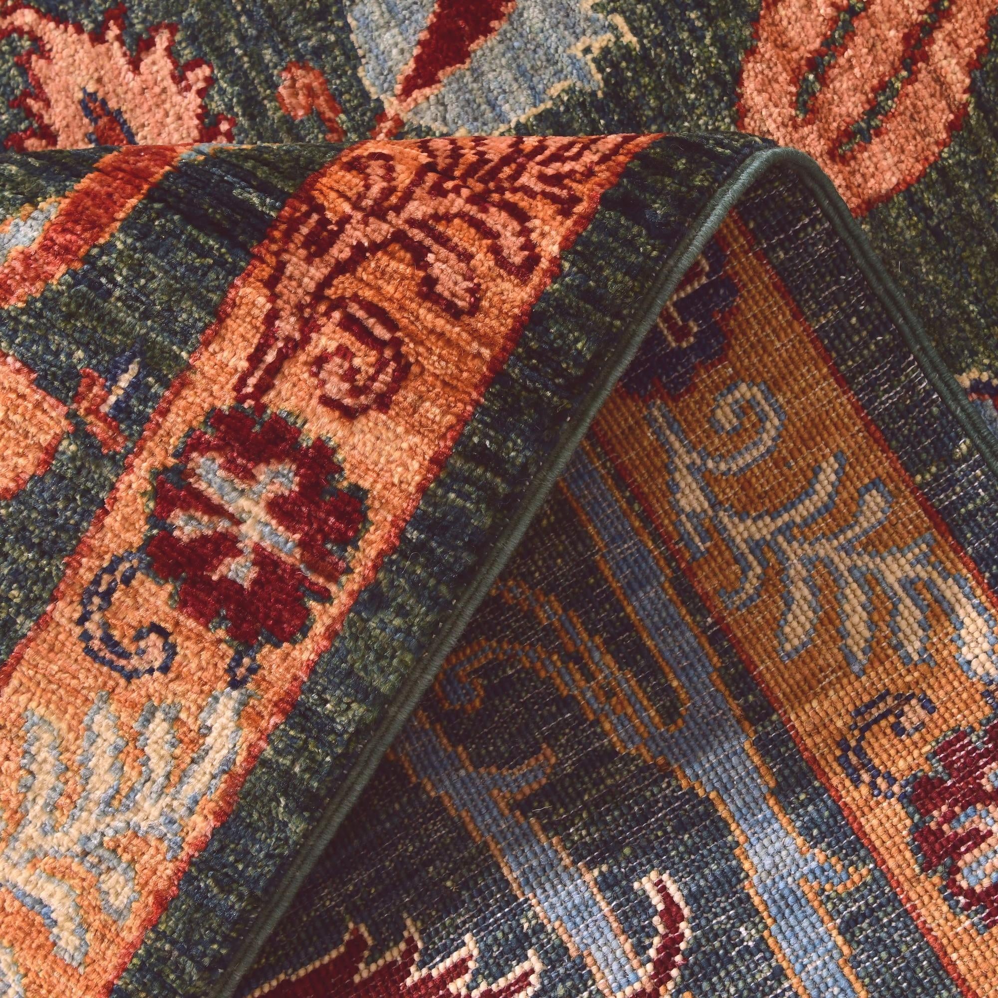 2' 8 x 9' 10 Hand Knotted Ariana Ziegler Runner Rug