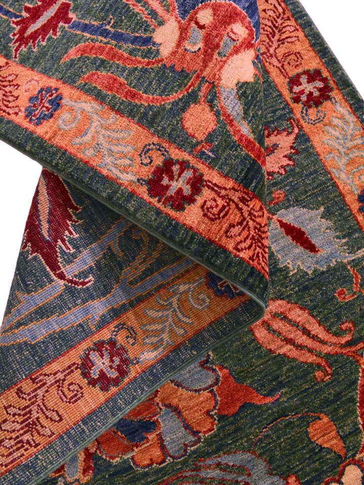 2' 8 x 9' 10 Hand Knotted Ariana Ziegler Runner Rug