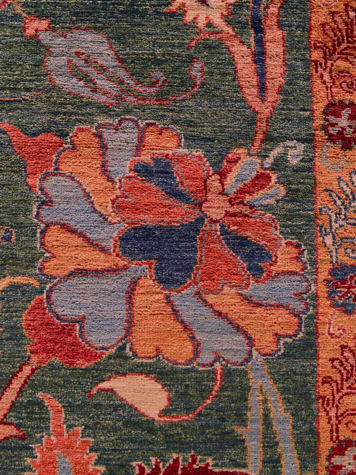 2' 8 x 9' 10 Hand Knotted Ariana Ziegler Runner Rug