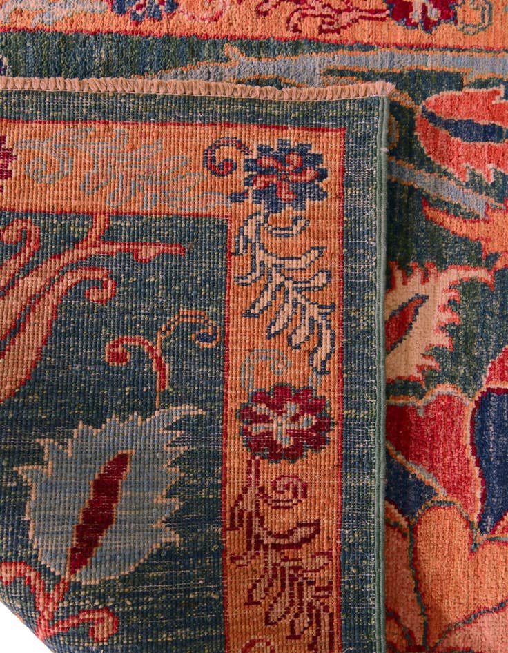 Detail image of 2' 8 x 9' 10 Hand Knotted Ariana Ziegler Runner Rug