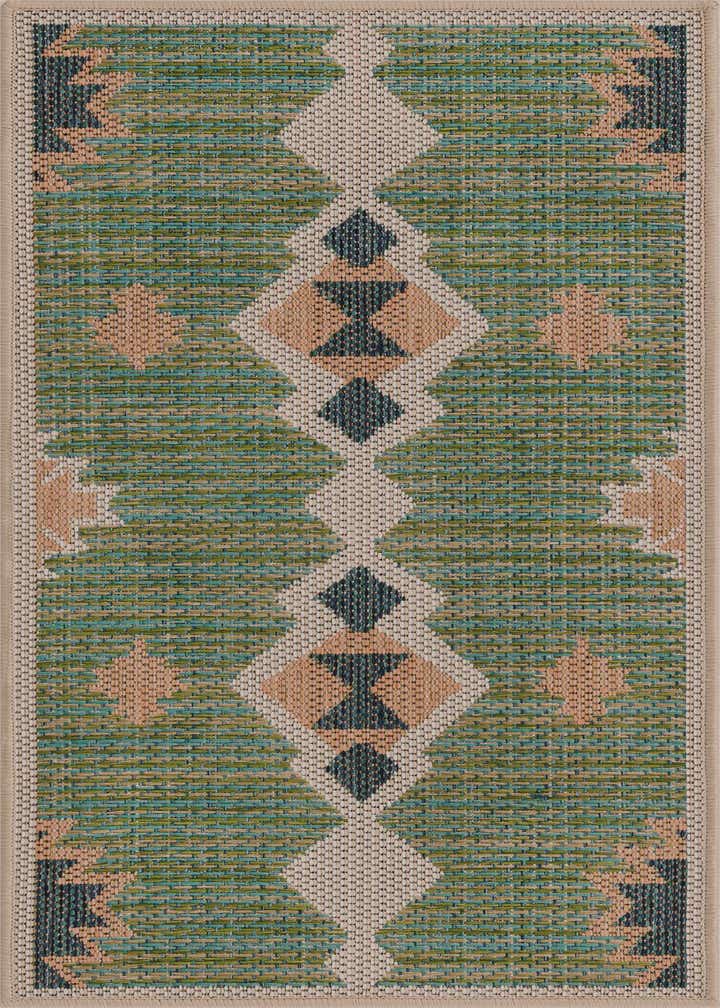 2' x 4' Easy-Clean Baja Indoor / Outdoor Runner Rug