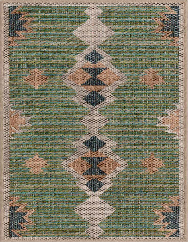 Detail image of 2' x 4' Easy-Clean Baja Indoor / Outdoor Runner Rug