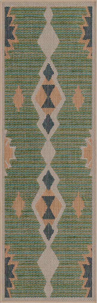 2' x 6' Easy-Clean Baja Indoor / Outdoor Runner Rug