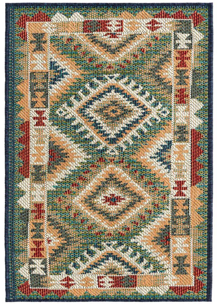 2' x 4' Easy-Clean Baja Indoor / Outdoor Runner Rug