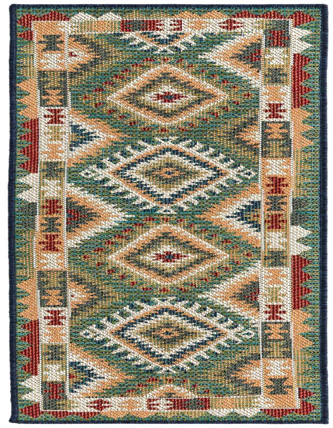 Detail image of 2' x 6' Easy-Clean Baja Indoor / Outdoor Runner Rug