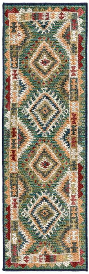 Detail image of 2' x 6' Easy-Clean Baja Indoor / Outdoor Runner Rug