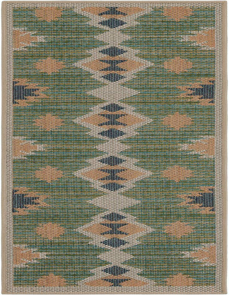 Detail image of 2' x 5' Easy-Clean Baja Indoor / Outdoor Runner Rug