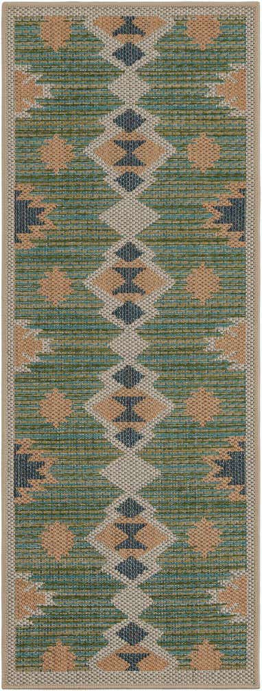 2' x 5' Easy-Clean Baja Indoor / Outdoor Runner Rug