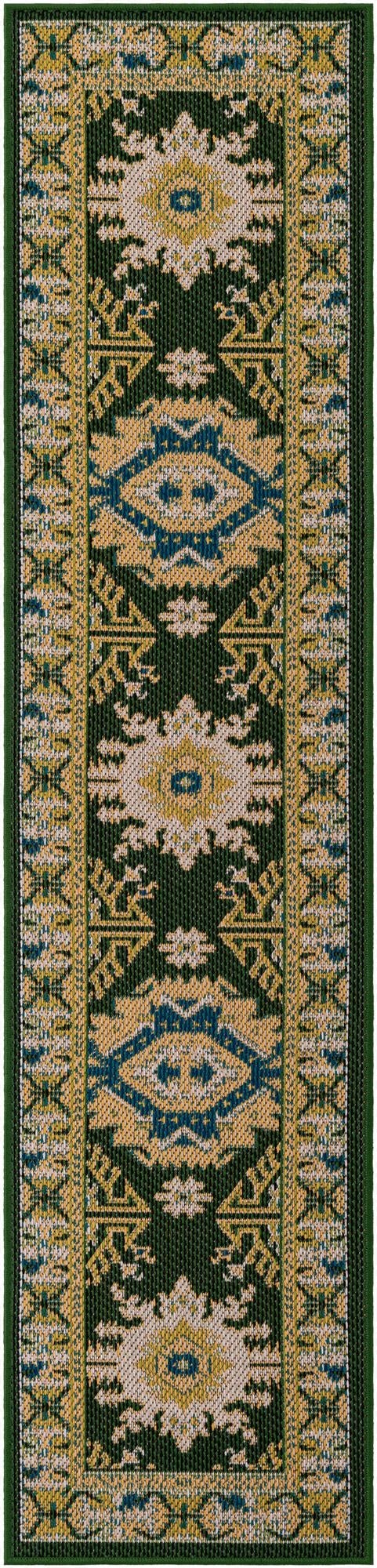 2' x 8'  Washable Baja Indoor / Outdoor Runner Rug