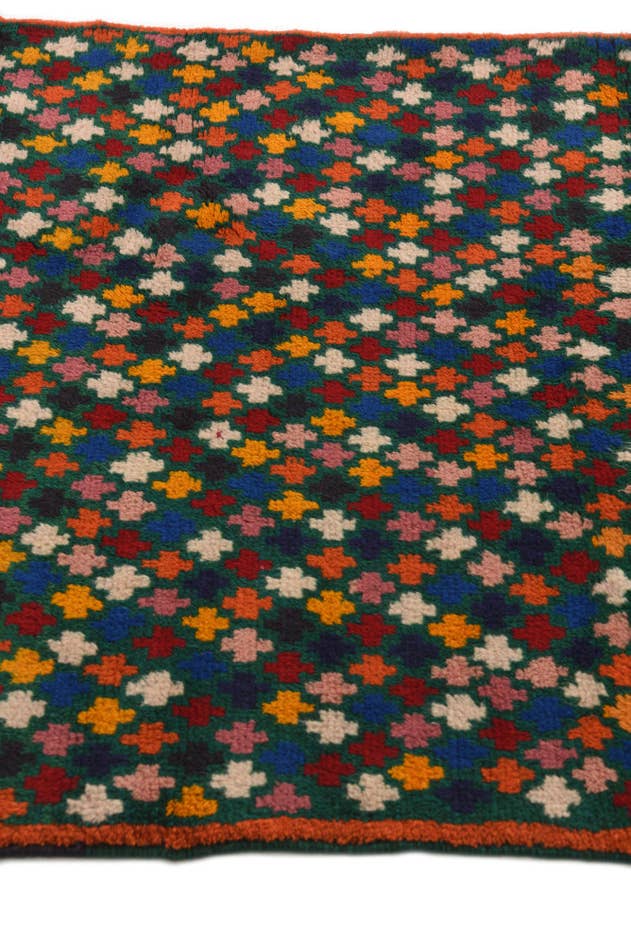 Detail image of 2' 10 x 9' 7 Hand Knotted Balouch Wool Runner Rug
