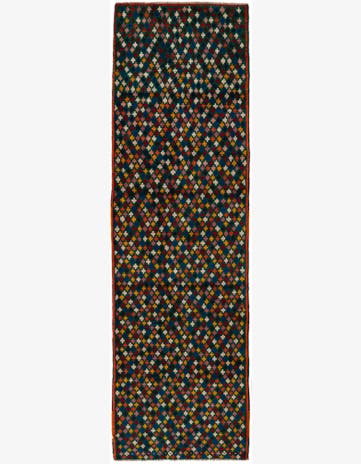 2' 10 x 9' 7 Hand Knotted Balouch Wool Runner Rug