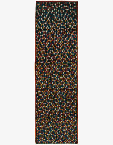 2' 10 x 9' 7 Hand Knotted Balouch Wool Runner Rug