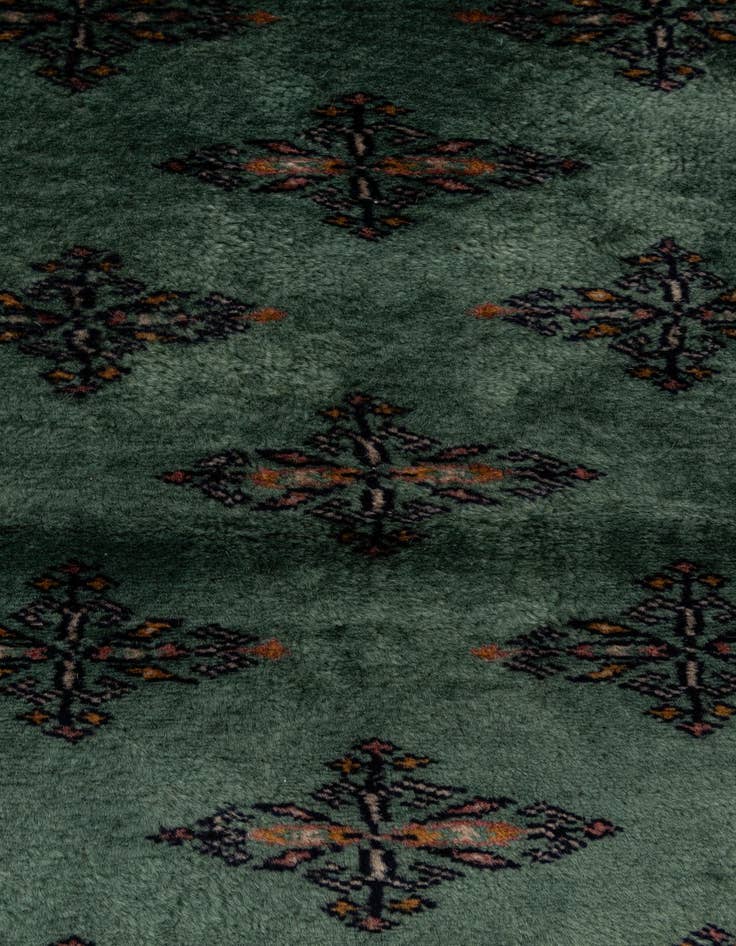 Detail image of 2' 1 x 6' 1  Hand Knotted Bokhara Oriental Wool Runner Rug