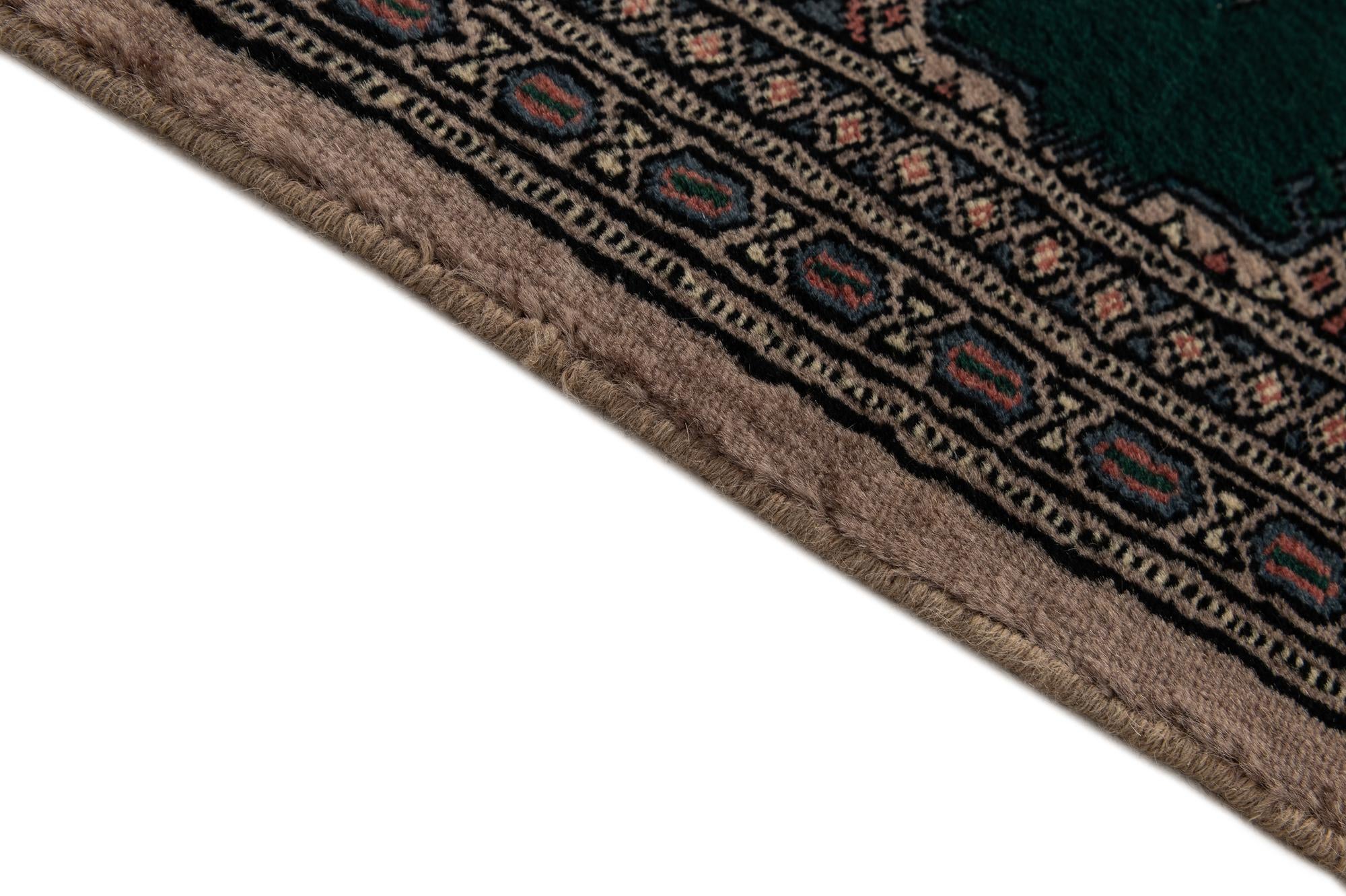 65cm x 155cm Hand Knotted Bokhara Oriental Wool Runner Rug