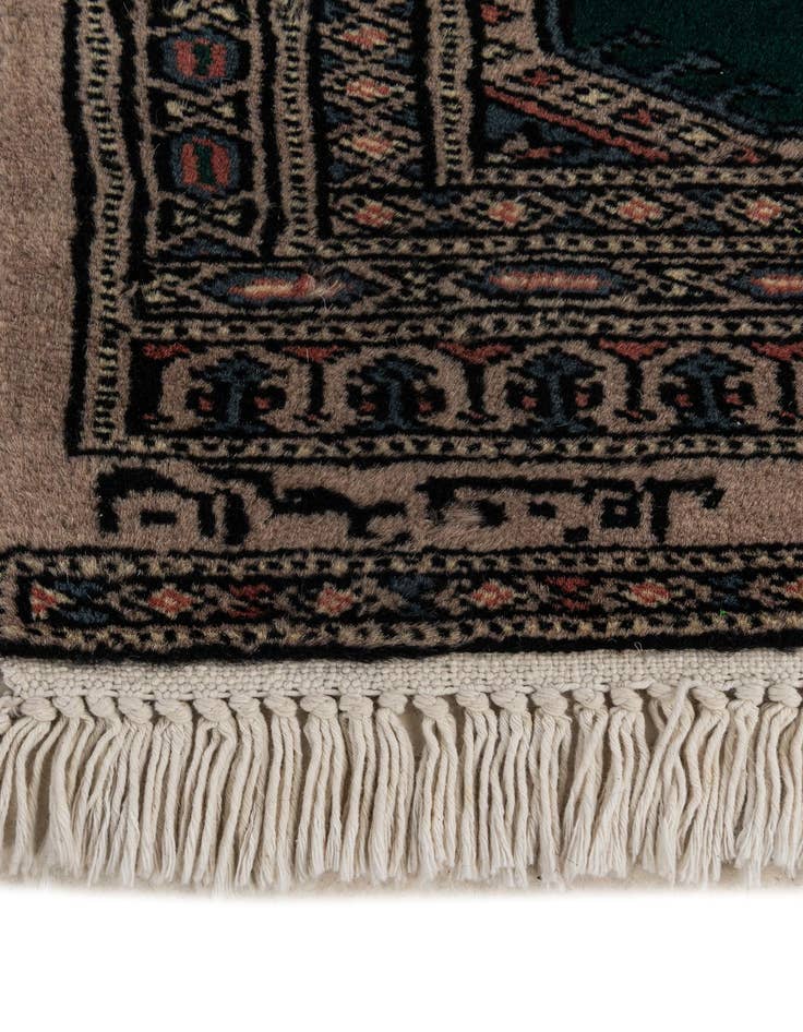 Detail image of 2' 1 x 5' 2 Hand Knotted Bokhara Oriental Wool Runner Rug