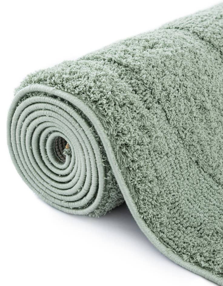 Detail image of 2' x 6' 9 Botanical Shag Runner Rug