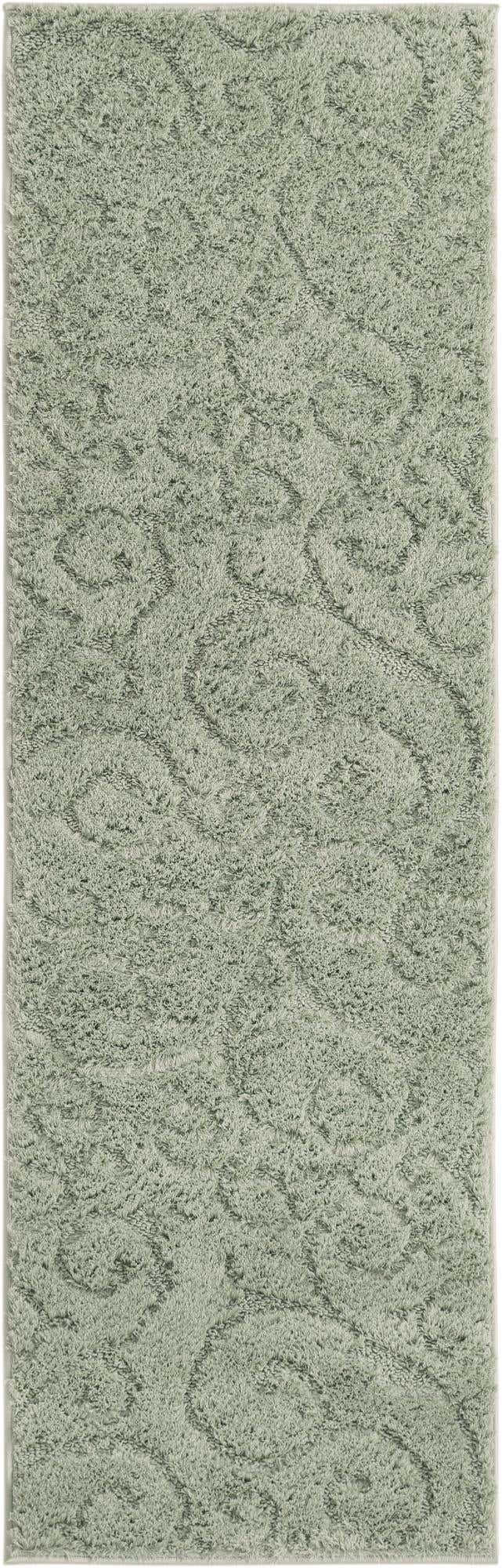 2' x 6' 9 Botanical Shag Runner Rug