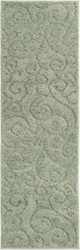 2' x 6' 9 Botanical Shag Runner Rug