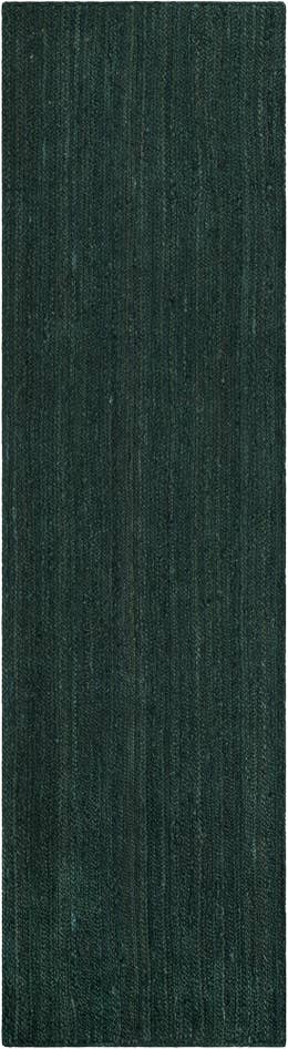 Detail image of 2' 7 x 9' 10 Handmade Braided Jute Runner Rug