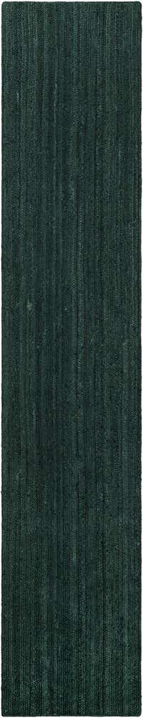 2' 7 x 13' 11 Handmade Braided Jute Runner Rug